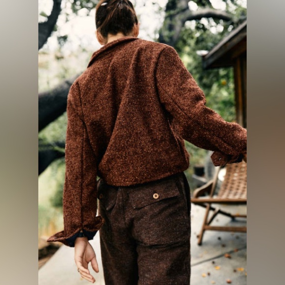 Imogene + Willie cropped wool souvenir jacket XL - Picture 6 of 16